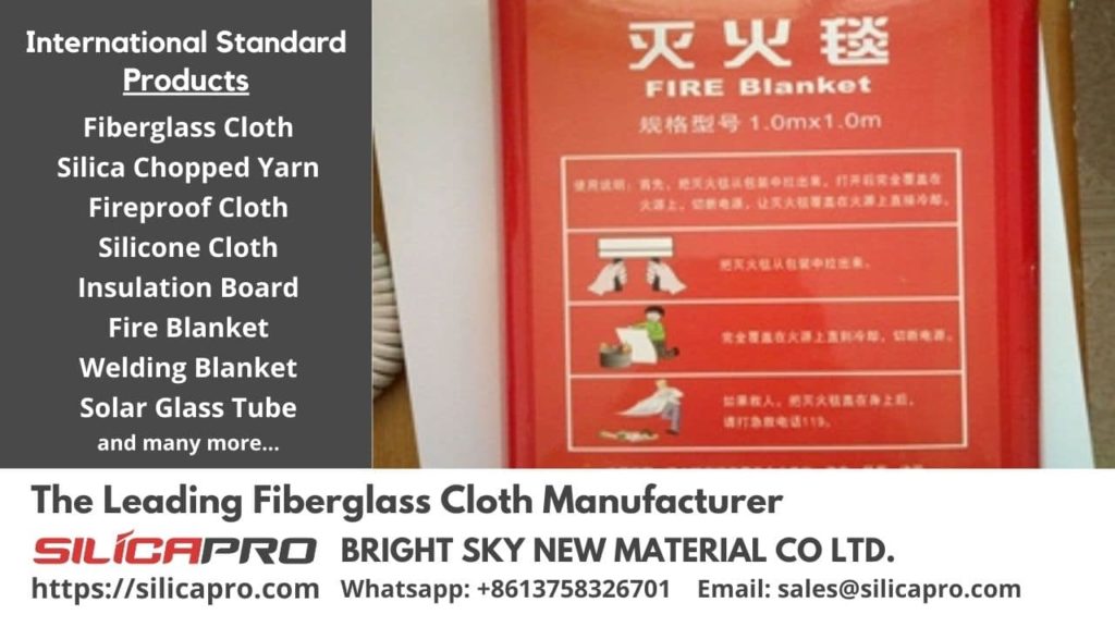 fire resistant blanket flame extinguisher fabrics manufacturer supplier