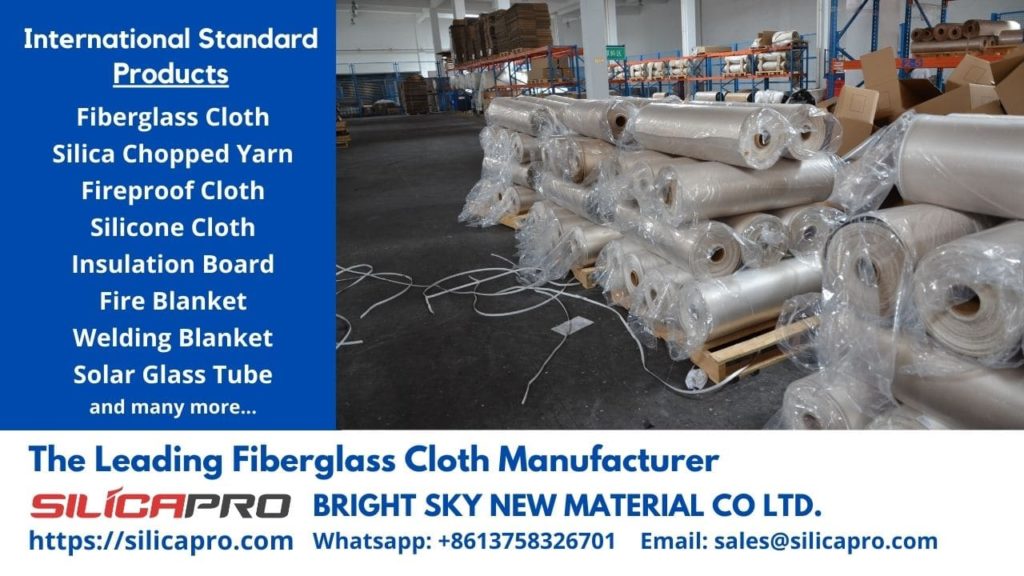Fire retardant insulation fabric fiberglass cloth