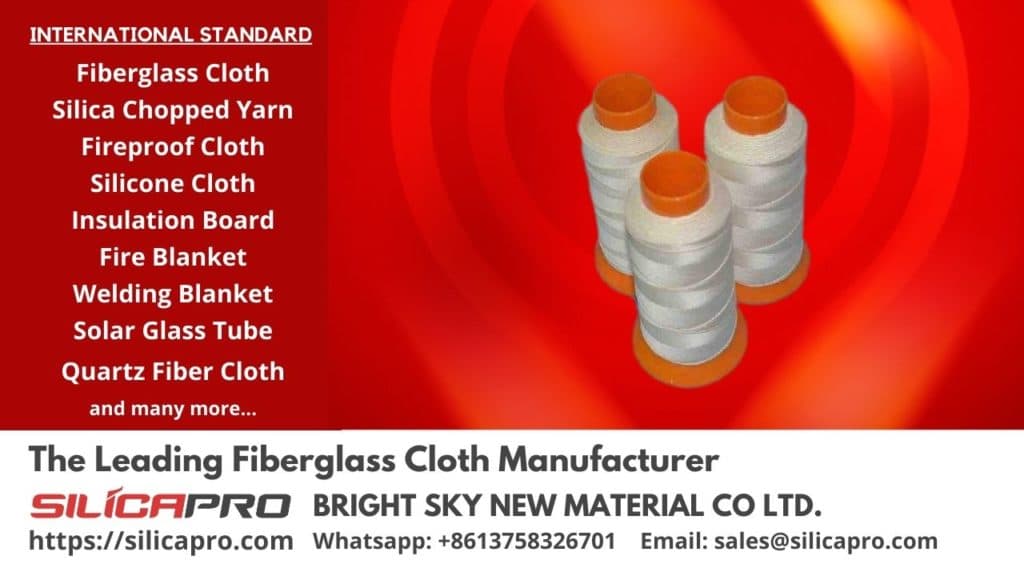 quartz fiber cloth yarn manufacturer China, supplier wholesale price