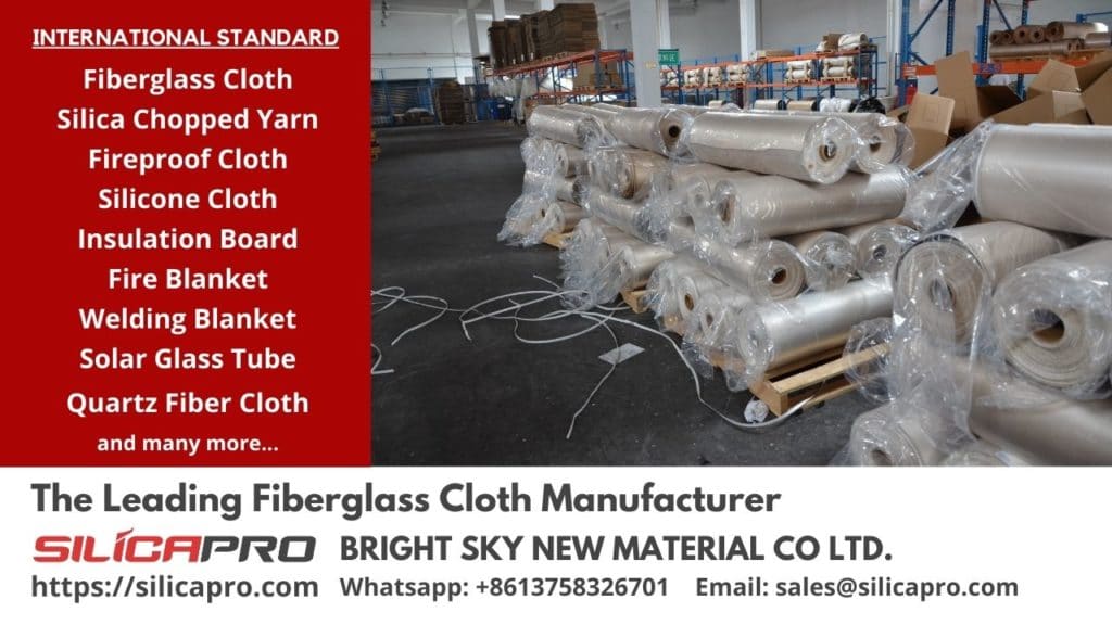 fiberglass cloth glassfiber uses on fire blanket