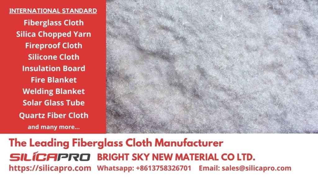 fiberglass glass fiber chopped yarn insulation materials