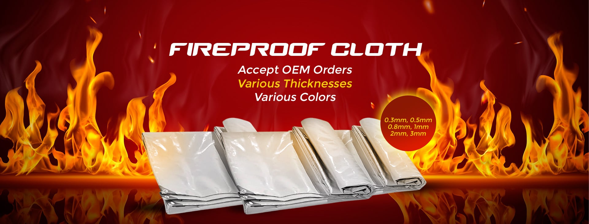 fireproof cloth manufacturer in China OEM